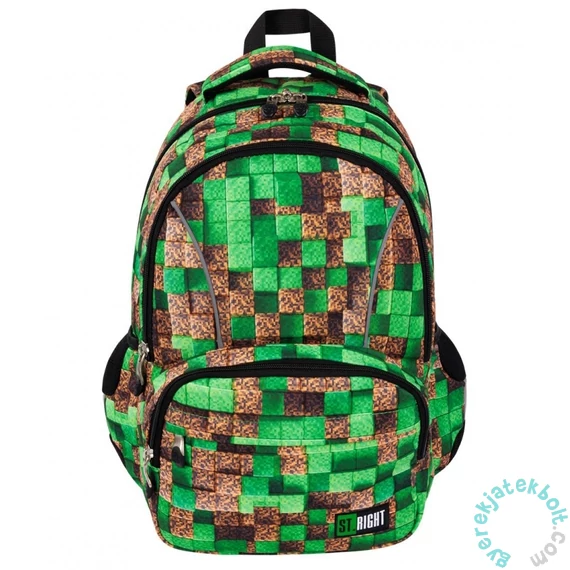 St. Right - Pixel Cubes ergonomikus iskolatáska, hátizsák - 2 rekeszes (674464)