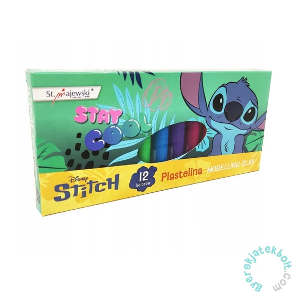 Majewski - Stitch 12 színű gyurma (686412)