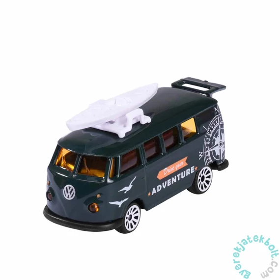 Majorette VW The Originals Premium autómodell - T1 - sötétzöld 