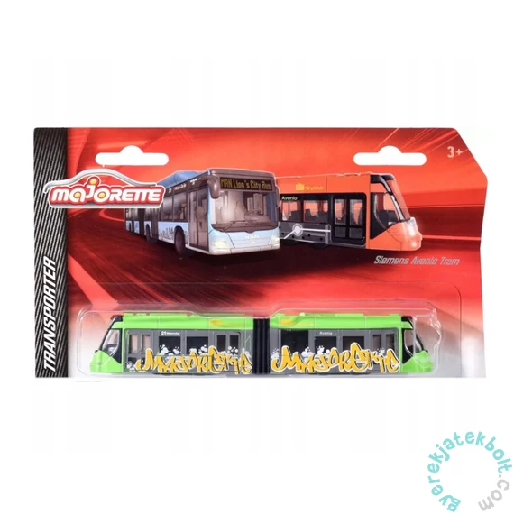 Majorette Siemens Avenio játék villamos - zöld
