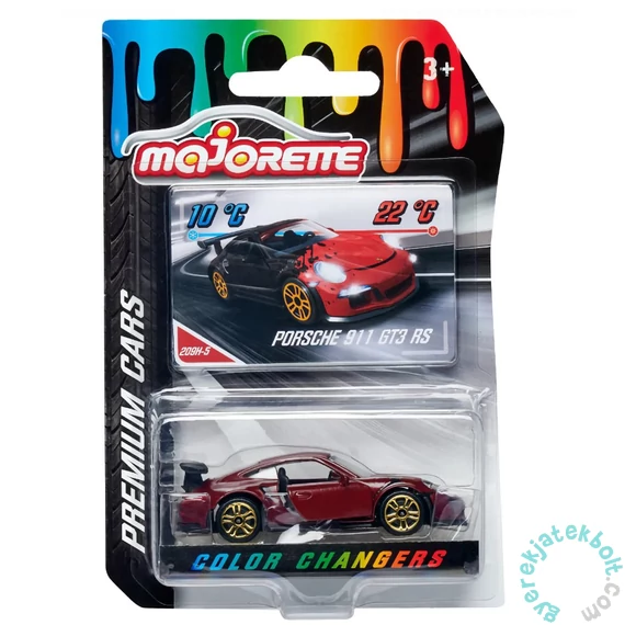 Majorette Színváltós autómodell - Porsche 911 GT3 RS (212054021)