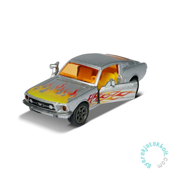 Majorette Vintage Deluxe fém autómodell tároló dobozzal - Ford Mustang - Láng (212052019)