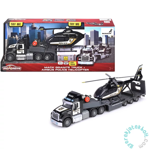 Majorette Mack kamion, Rendőrségi helikopterrel (213716002)