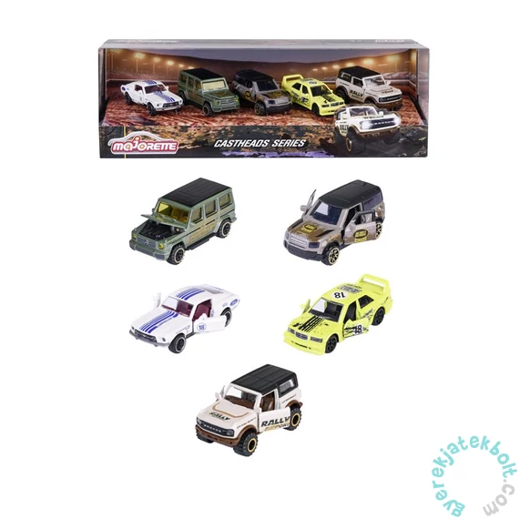 Majorette 5 db-os kisautó ajándékszett - Castheads Series (212054211)