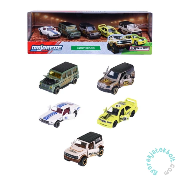 Majorette 5 db-os kisautó ajándékszett - Castheads Series (8504105002)