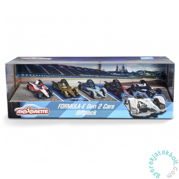 Majorette 5 db-os kisautó ajándékszett - Formula-E Gen 2
