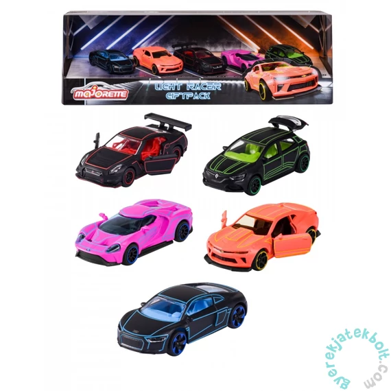 Majorette 5 db-os kisautó ajándékszett - Light Racer (212053179)