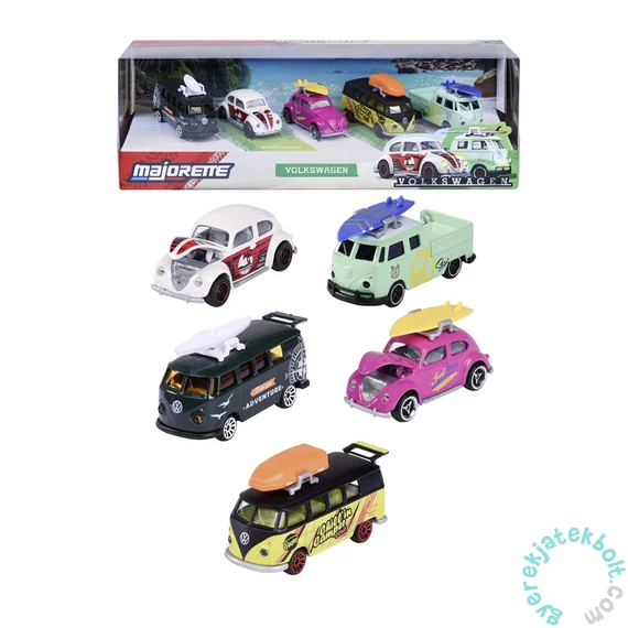 Majorette 5 db-os kisautó ajándékszett - Volkswagen (8504105003)