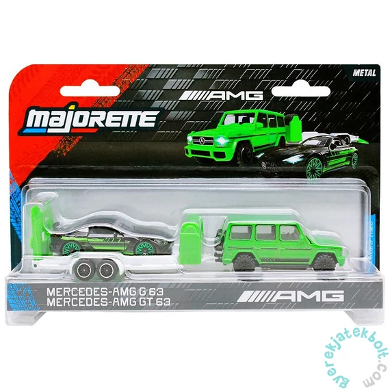 Majorette Mercedes-AMG Deluxe G 63-GT 63 kisautó és utánfutó (8502103000)