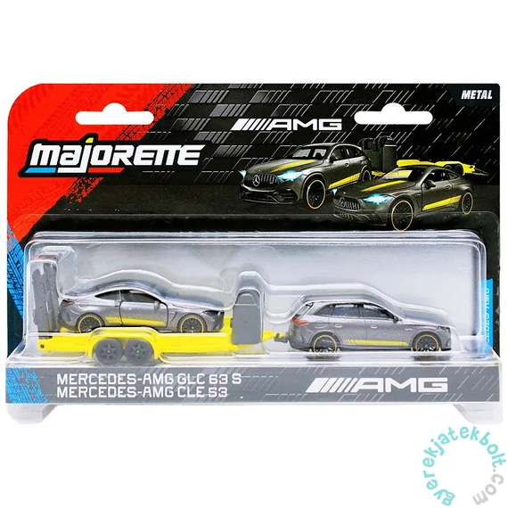 Majorette Mercedes-AMG Deluxe GLC 63S-CLE 53 kisautó és utánfutó (8502103000)