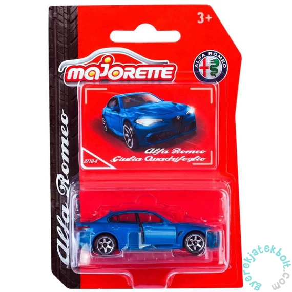Majorette autómodell - Alfa Romeo Edition - Gulia Quadrifoglio - Kék (212053052SII)