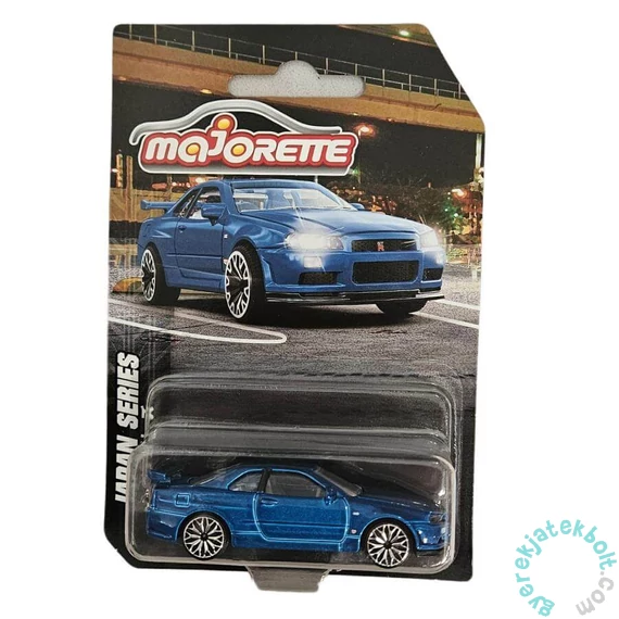 Majorette autómodell - Japan Series - Nissan GT-R - Világos kék (212053056KAB)