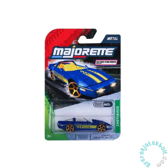 Majorette CastHeads Prémium autómodell - Chevrolet Corvette 1990 ZR-1 (8504100001)