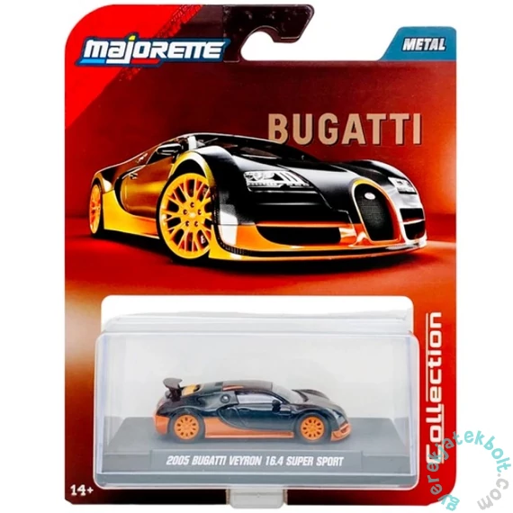Majorette Collection gyűjtői kollekció 3. széria kisautó - 2005 Bugatti Veyron 16.4 Super Sport (8505001000253)