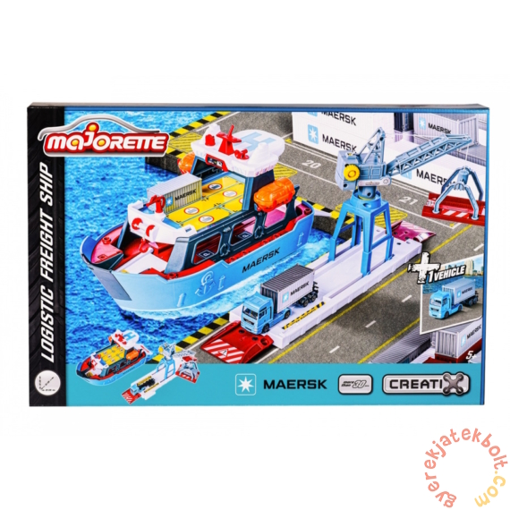 Majorette Creatix Maersk teherszállító játékszett