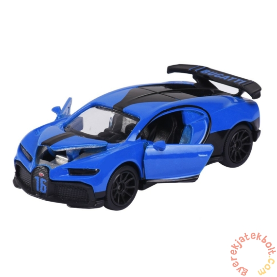 Majorette Delux autómodell gyűjtődobozzal - Bugatti Chiron - kék (212053152)
