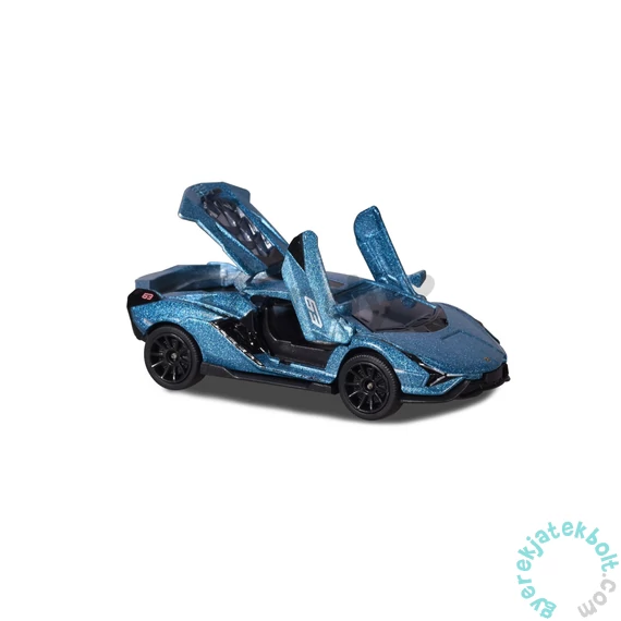 Majorette Delux autómodell gyűjtődobozzal - Lamborghini Sián FKP 37 - kék (212053152)