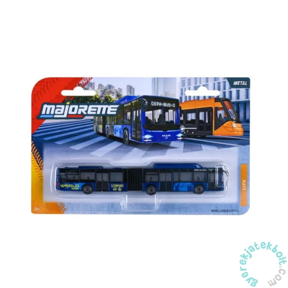 Majorette MAN Lions City játék busz - kék (8503003001)
