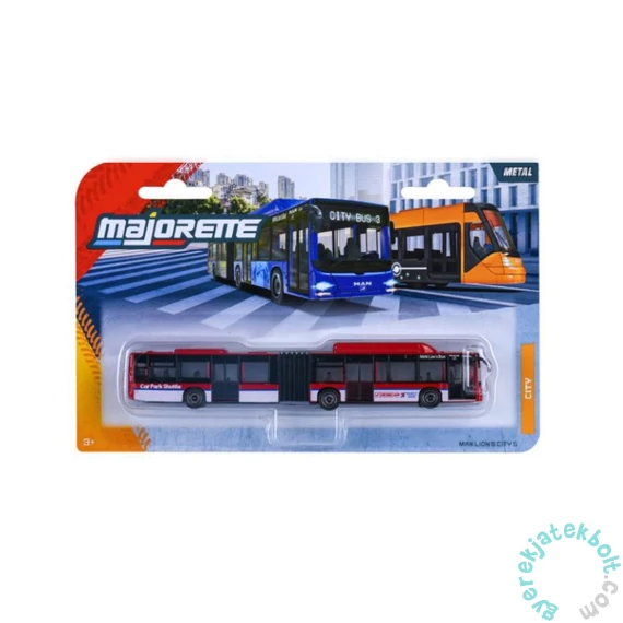 Majorette MAN Lions City játék busz - piros (8503003001)