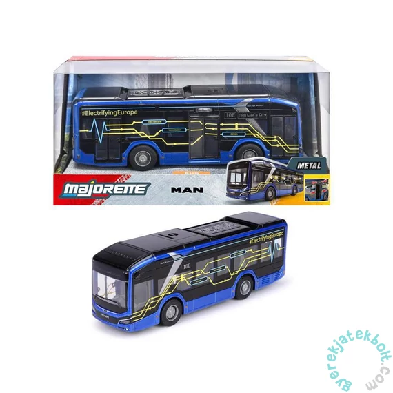 Majorette MAN Lions játék busz - City Bus - 10E (8503743004)