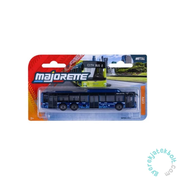 Majorette MAN Lions játék busz - City C - kék (8503002002)