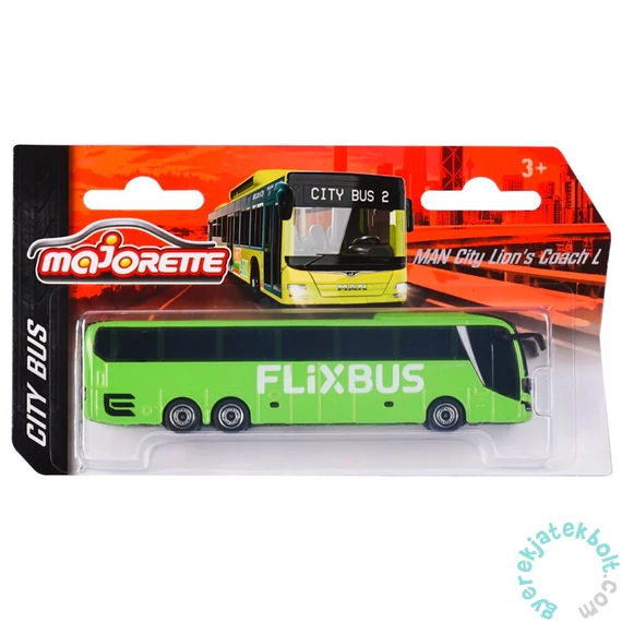 Majorette MAN Lions játék busz - Coach Lion Flixbus - zöld (212053159)