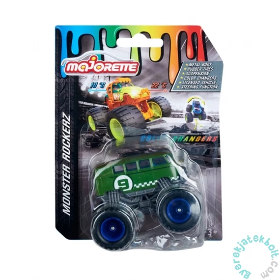 Majorette Monster Rockerz Színváltós autó - Volkswagen T1