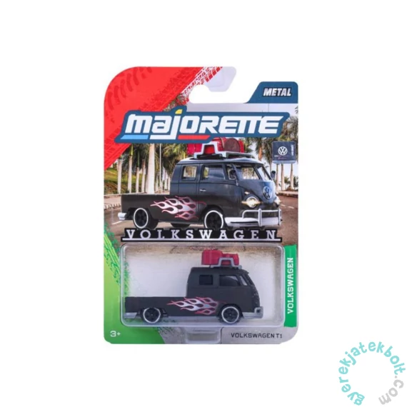 Majorette Volkswagen Prémium autómodell - T1 fekete platós (8504100000)