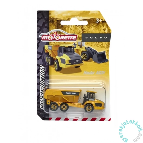 Majorette Volvo Construction munkagép - Hauler A60H háromtengelyes dömper