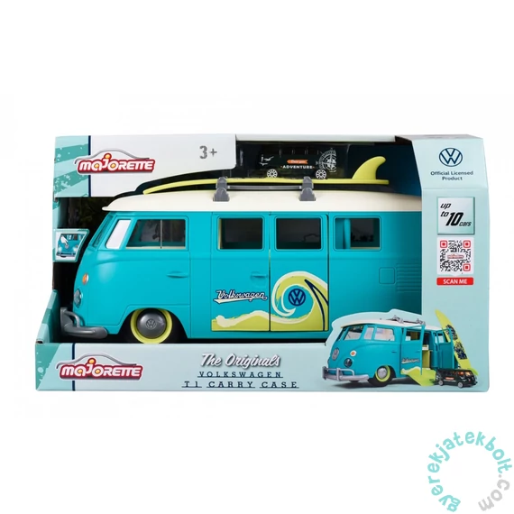 Majorette VW The Originals T1 autószállító lakóbusz