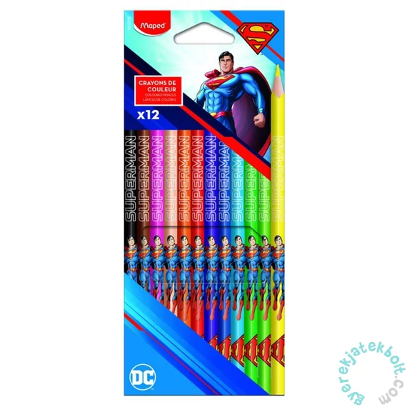Maped Színes ceruza készlet - Superman - 12 színű (IMAS862208)