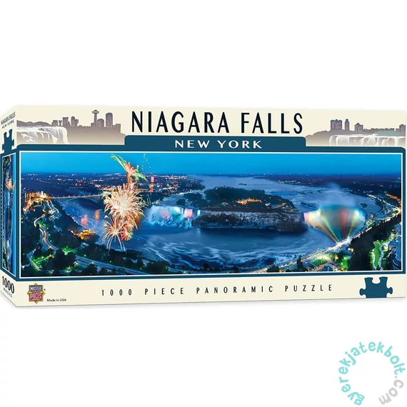 MasterPieces 1000 db-os Panoráma puzzle - Cityscape - Niagara Falls - New York (71584)