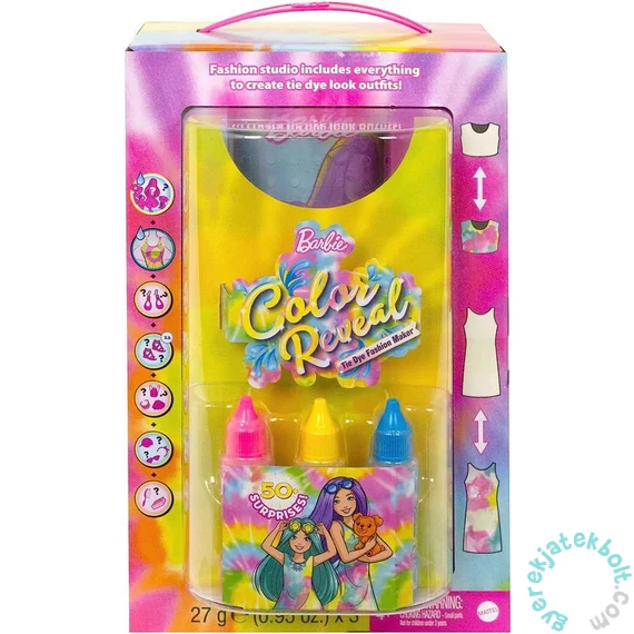 Mattel - Barbie Color Reveal - Ruhatervező játékszett (HCD29)