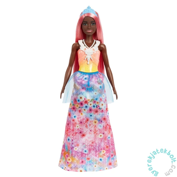 Barbie - Dreamtopia hercegnő baba - rózsaszín hajú (HGR13-HGR13)