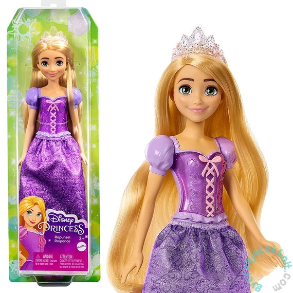 Disney Princess - Csillogó hercegnő baba - Aranyhaj (HLW03)