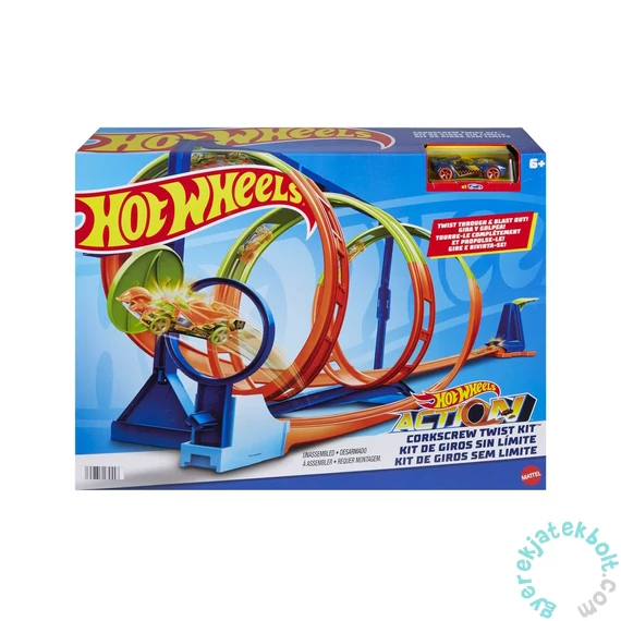 Hot Wheels Action - Dugóhúzó pályaszett (HMX41)