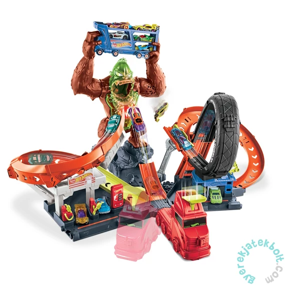 Mattel Hot Wheels Tomboló Gorilla pályaszett (GTT94)