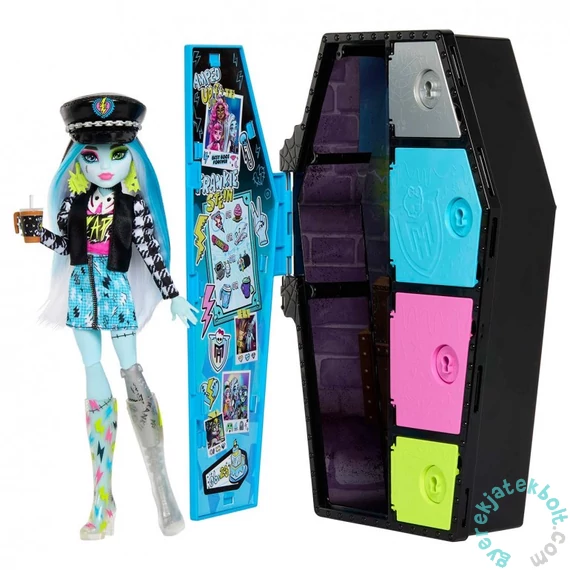 Monster High - Szörnyen jó barátok titkai, Rémköznapok baba - Frankie (HKY62)