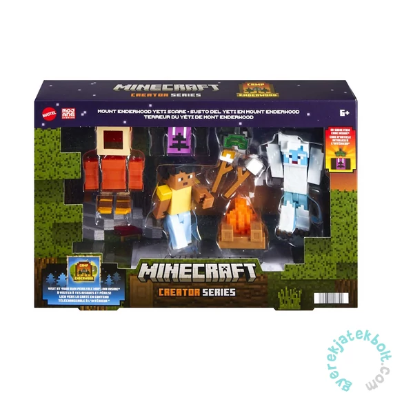 Mattel - Minecraft Creator Series - Mount Enderwood Yeti Scare figurakészlet (HLP58)