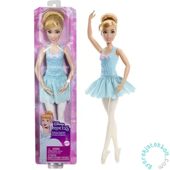Mattel - Disney Princess - Balerina hercegnő baba - Cinderella (HLV92-HLV93)