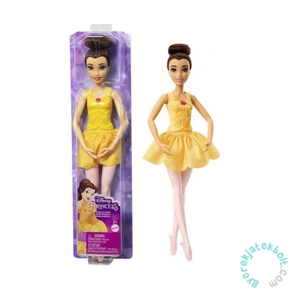 Mattel - Disney Princess - Balerina hercegnő baba - Belle (HLV92-HLV95)