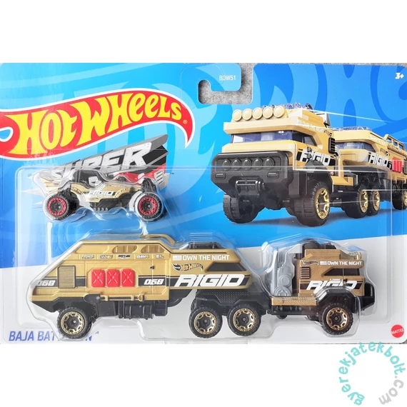 Hot Wheels City Kisautó szállító - Baja Battalion