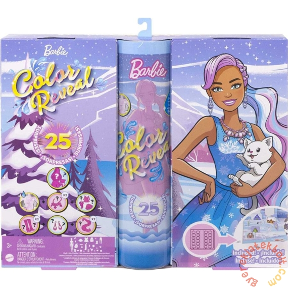 Barbie Color Reveal Adventi Kalendárium babával 2022 (HJD60)