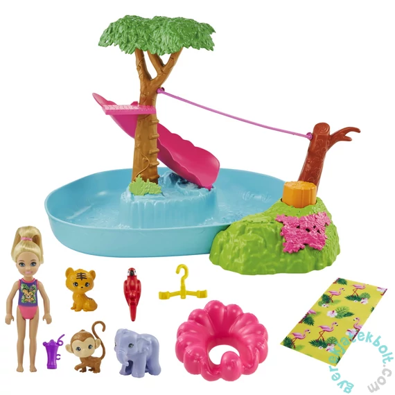 Barbie és Chelsea - Az elveszett szülinap - Dzsungelkaland játékszett (GTM85)
