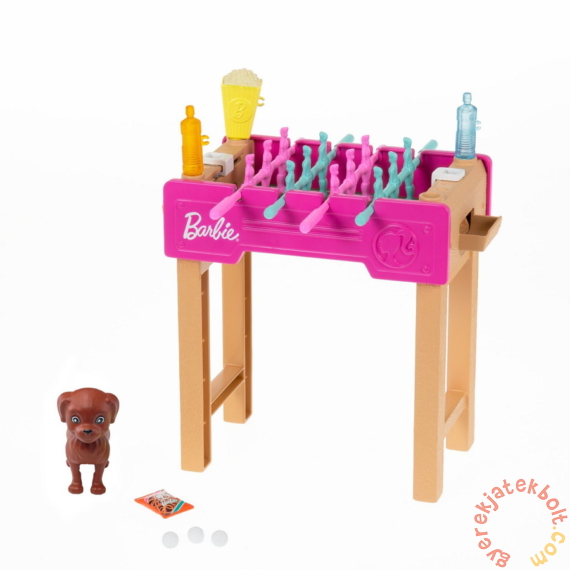 Barbie kerti mini játékszett - Csocsóasztal (GRG75-GRG77)