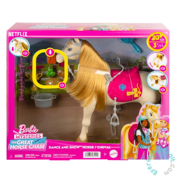 Barbie Fenséges tornádó paripája játékszett (HXJ42)