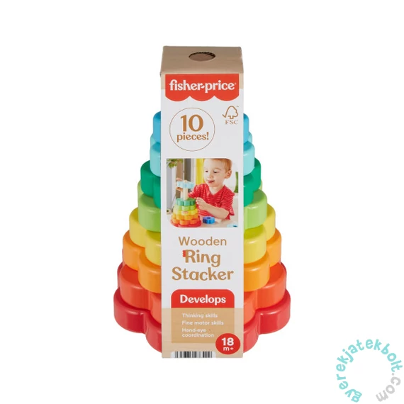 Fisher-Price Fa Piramis színes virágok játékszett (HXT77)