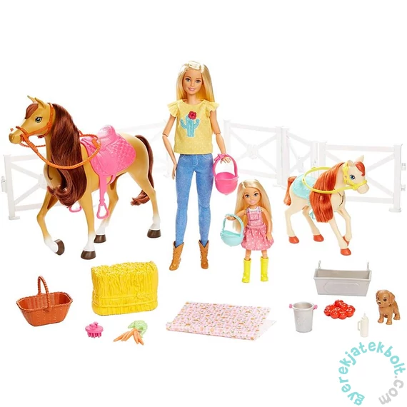 Barbie lovarda játékszett (FXH15)