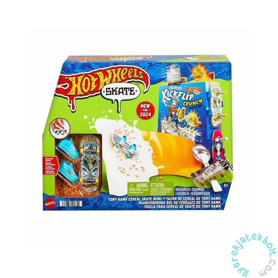 Mattel - Hot Wheels Skate Tony Hawk Cereal Bowl játékszett (HTP09)