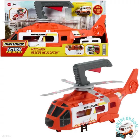 Mattel - Matchbox Action Drivers Helikopter (HXM74)